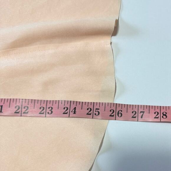 Reiss Islia Ladder-Trim Peach Blush Sleeveless Top - Picture 9 of 9